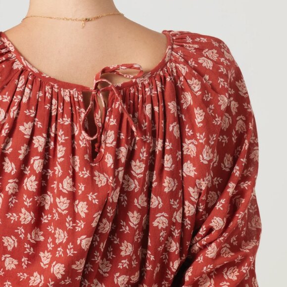 BILA 77 Talia Maxi Peasant Cotton Dress - Picture 5 of 14